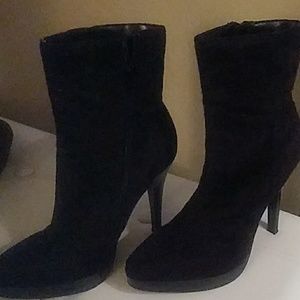 Black suede 6.5 boots
